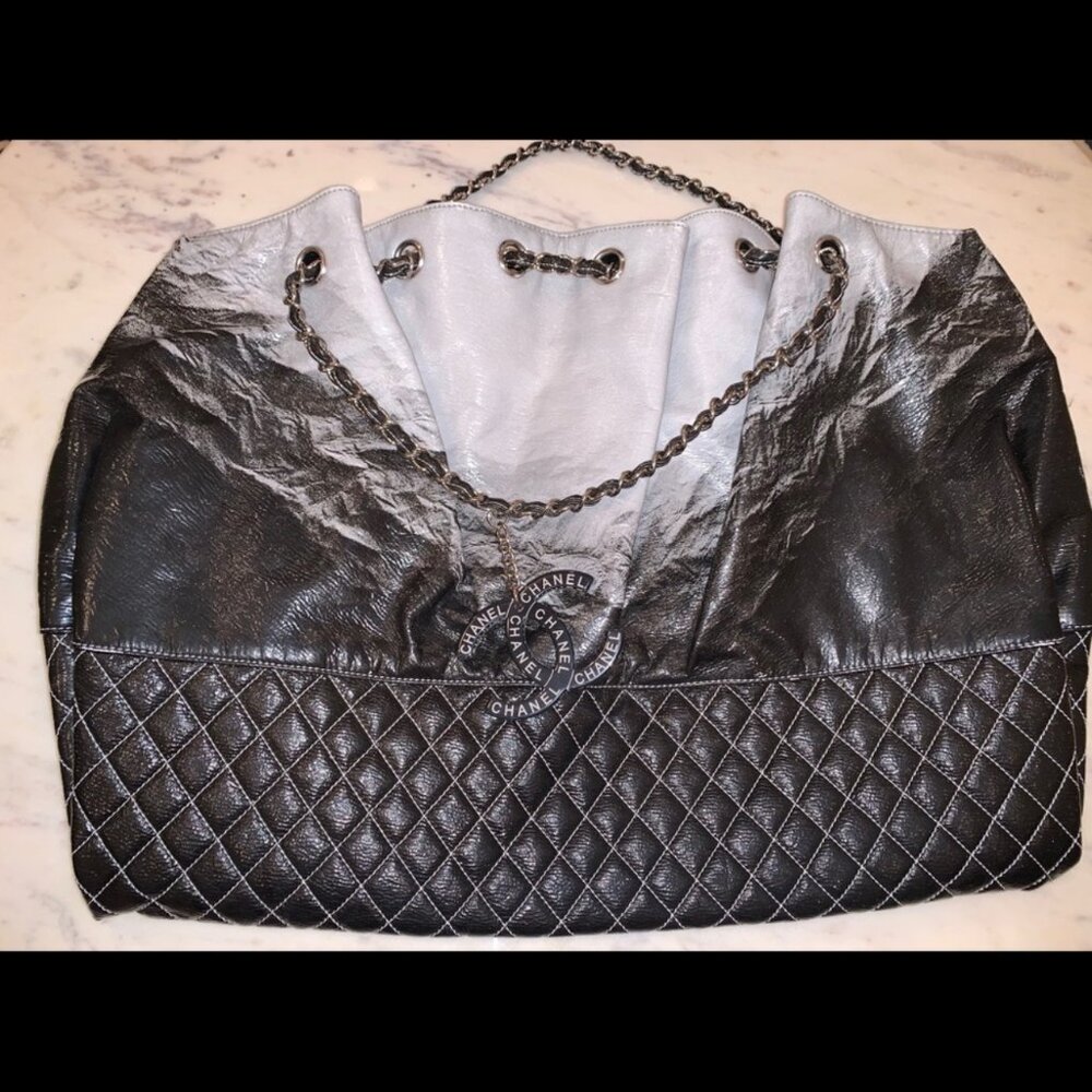 Authentic CHANEL Melrose Degrade Cabas Tote